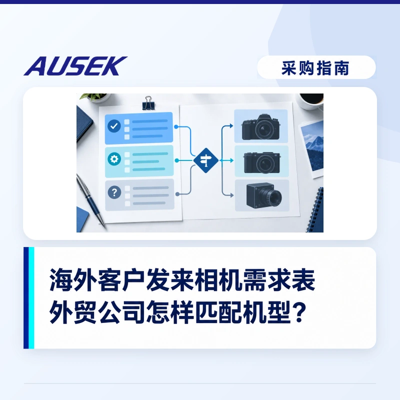 海外客户发来相机需求表，外贸公司怎样匹配合适机型？